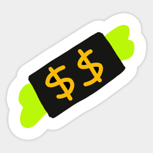 dollar design Sticker